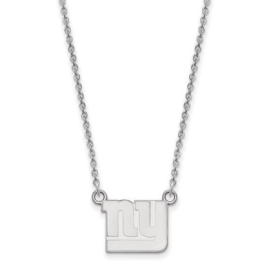 Sterling Silver New York Giants Small Pendant Necklace Sterling Silver New York Giants Small Pendant Necklace
